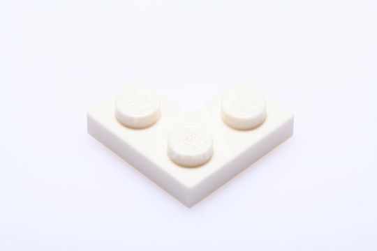 LEGO®  1x2 Grundbausteine mit clip weiß 10 Stück 
