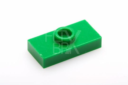 Lego 10 x Fliese Konverter Noppenfliese  3794 1x2 grün 