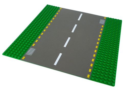 LEGO T-Kreuzung grün Green Baseplate Road 32x32 8-Stud T Intersection 612p01