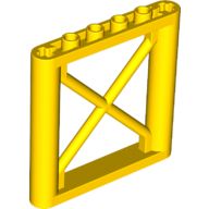 LEGO STEIN Brick 6047479-2x Träger Gitter 1x6x5 gelb 