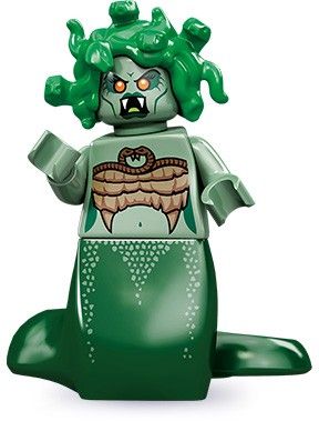 LEGO® - Figur LEGO Minifigur aus Serie 10 Medusa | Element-Nr:  col10-2-col146 | Design-Nr: 71001