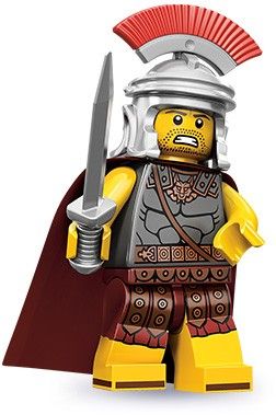 LEGO® - Figur LEGO Minifigur aus Serie 10 Roman Commander | Element-Nr:  col10-3-col147 | Design-Nr: 71001