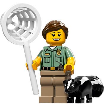 LEGO® - Figur LEGO Minifigur aus Serie 15 Animal Control | Element-Nr:  col158 | Design-Nr: 71011
