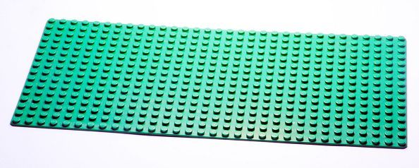 Lego Bauplatte Grundplatte 16x32 hellgrün 