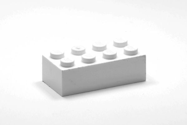 LEGO 3001  2x4 Steine Weiß  weiss 100 Stück neu 