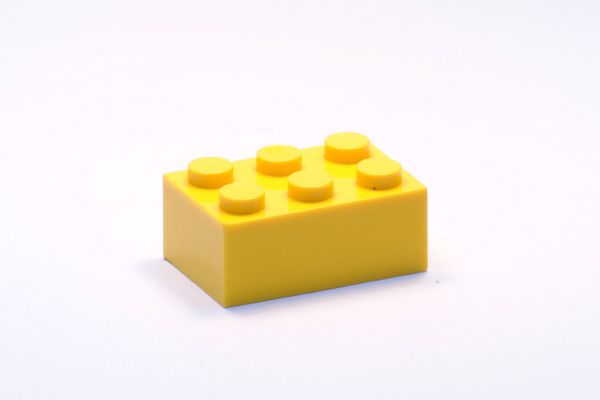 Lego 10 Steine 2x3 transparent 