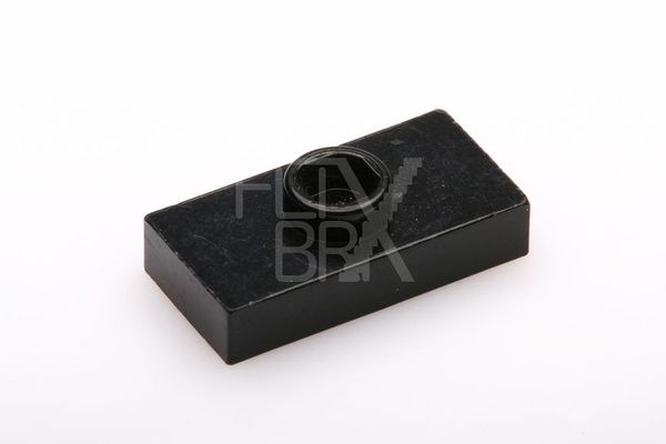 LEGO  10 x Fliese Platte 1x2 mit Griffstange Bügel 2432 schwarz 