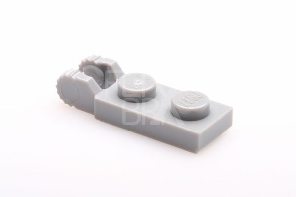 Lego 10 x Platte Scharnier 1x2 mit Clip oben  44861 92280  neu hellgrau 