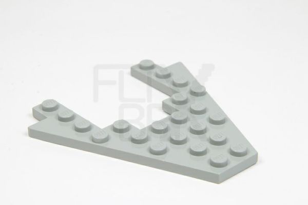 2 Stück P # Lego 4475 Flügelplatte 8x8 alt hellgrau 4x4 