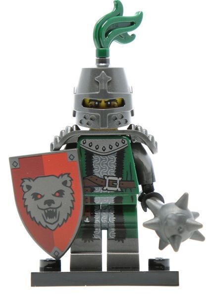 Lego Sammelfigur Serie 15 Ritter mit Zubehör 