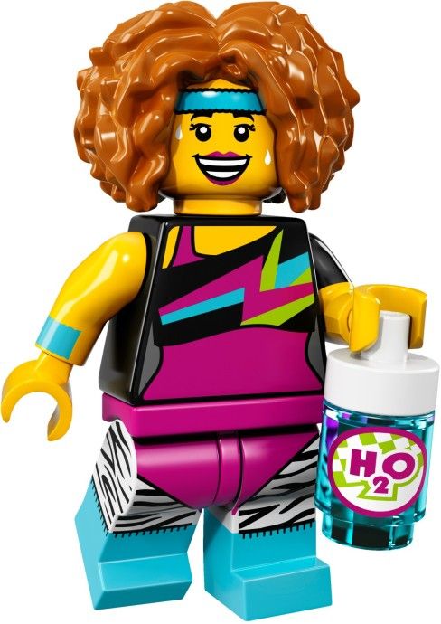 LEGO® - Figur LEGO Minifigur aus Serie 17 Dance Instructor | Element-Nr:  col299-col17-14 | Design-Nr: 71018