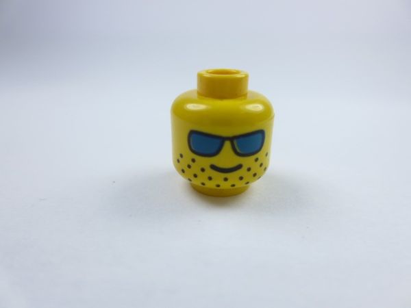 Lego Köpfe 10 für Minifiguren Lego Männer Männlich Weiblich Bart Brille Teile gemischt 