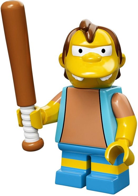 LEGO® - Figur LEGO Minifigur aus Serie The Simpsons Nelson Muntz |  Element-Nr: sim018-colsim-12 | Design-Nr: 71005